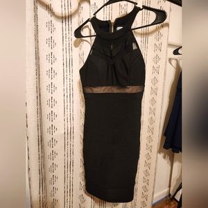 Black Bodycon Midi Dress